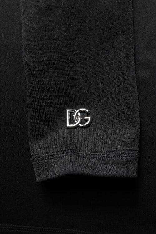 7207158.jpeg Dolce & Gabbana Must kõrge kaelusega pullover