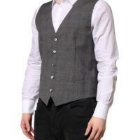 Dolce & Gabbana Hall ruuduline pidulik vest