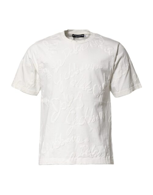 Dolce & Gabbana valge logoga T-särk