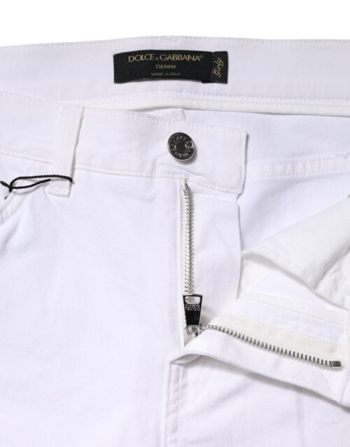 Dolce & Gabbana Valged lillelise litritega GIRLY teksad