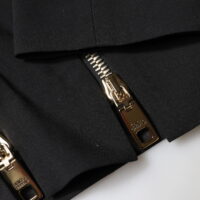 Dolce & Gabbana mustad kõrge vöökohaga kitseneva lõikega püksid