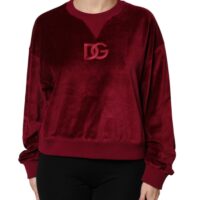 7218108-1.jpeg Dolce & Gabbana punane ümmarguse kaelusega pullover-sviiter