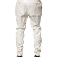 Dolce & Gabbana valged kitsenevad meeste püksid