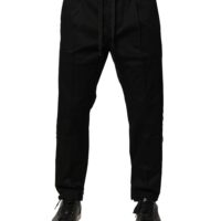 Dolce & Gabbana Mustad jogger-püksid
