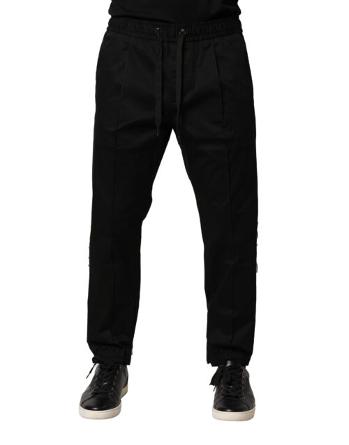 Dolce & Gabbana Mustad jogger-püksid