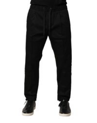 Dolce & Gabbana Mustad jogger-püksid
