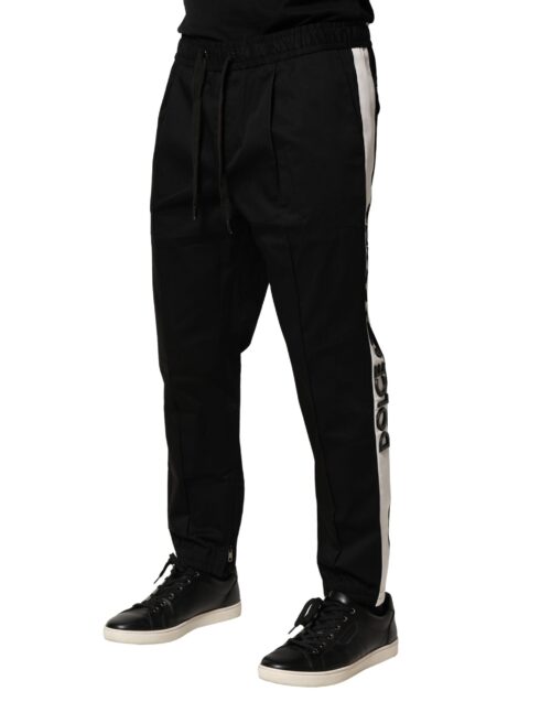 Dolce & Gabbana Mustad jogger-püksid