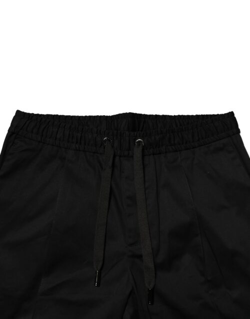 Dolce & Gabbana Mustad jogger-püksid