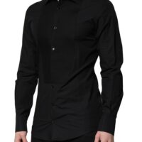 7358669.jpeg Dolce & Gabbana must kuldne pikkade varrukatega triiksärk