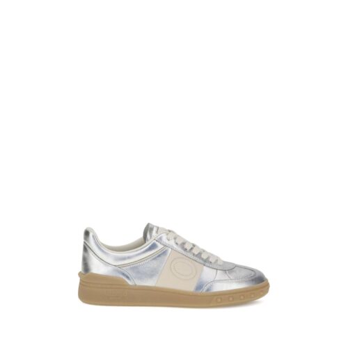 Valentino Garavani Silver Low Top tennised Bos Taurus