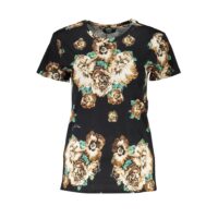 Cavalli Class Black Cotton Women's T-Shirt