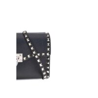 7426961.jpeg Valentino Garavani Black Calf Leather Bos Taurus Shoulder Bag