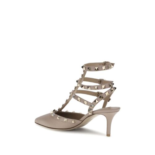 7426987.jpeg Valentino Garavani Gray Calf Leather Bos Taurus High Heel Pumps