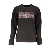 Cavalli Class Black Cotton Women Sweatshirt