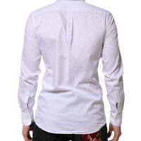 7475721.jpeg Dolce & Gabbana valgete triipudega puuvillane pikkade varrukatega triiksärk