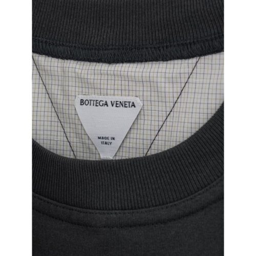 Bottega Veneta hall puuvillane T-särk