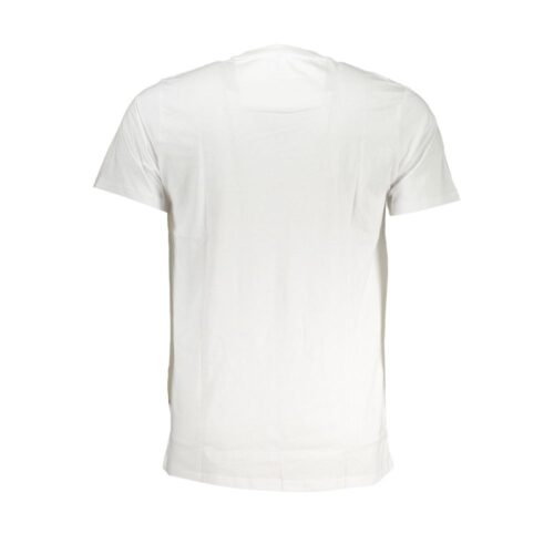 Cavalli Class White Cotton Men T-Shirt