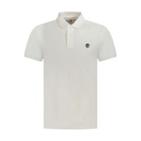 Timberland Bianco Cotton Men Polo Shirt