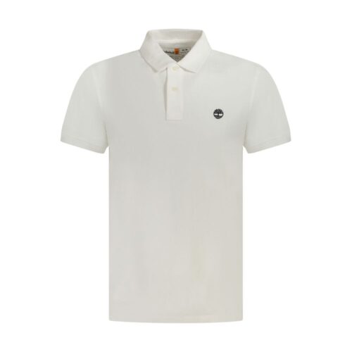 7501904.jpeg Timberland Bianco Cotton Men Polo Shirt