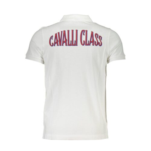 7514414.jpeg Cavalli Class Bianco meeste polosärk