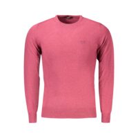 Cavalli Class Rosso Viscose Men Sweater