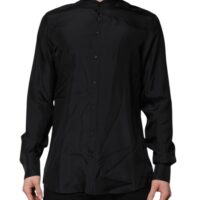 Dolce & Gabbana tumesinine siidist meeste triiksärk MARTINI