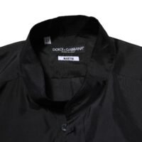 Dolce & Gabbana tumesinine siidist meeste triiksärk MARTINI