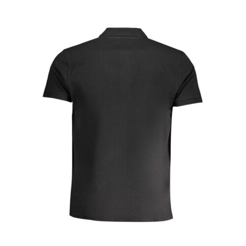 Cavalli Class Black Cotton Men's Polo Shirt
