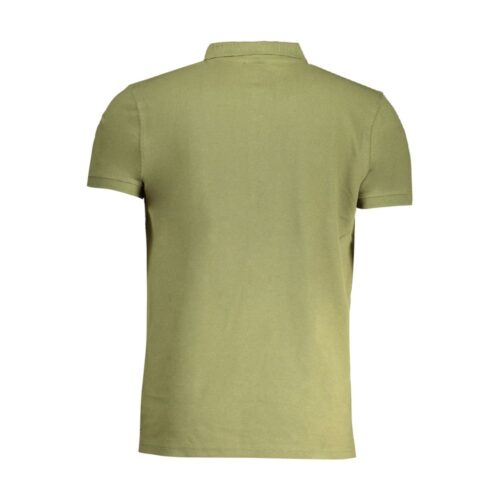 7541234.jpeg Cavalli Class Verde Cotton Men Polo Shirt