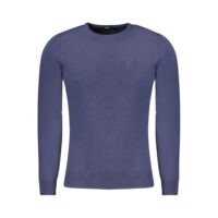 Cavalli Class Blu Viscosa Men Sweater