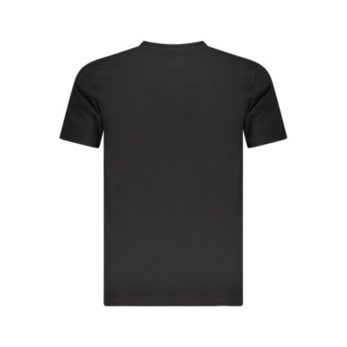 Cavalli Class Black Cotton Men T-Shirt