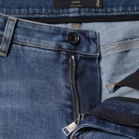 Dolce & Gabbana sinised madala vöökohaga katkised teksapüksid