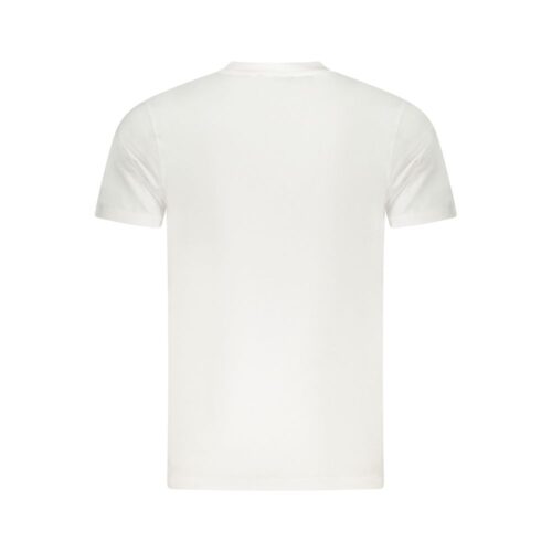 Cavalli Class Bianco Cotton Men T-Shirt