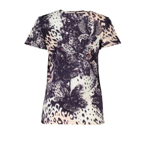 Cavalli Class Pink Cotton Women T-Shirt