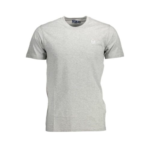 7556936.jpeg Sergio Tacchini Grigio Cotton Men T-Shirt
