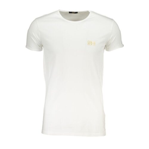 Cavalli Class White Cotton Men's T-Shirt