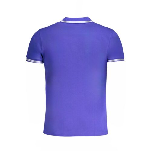 Cavalli Class Blue Cotton Men's Polo Shirt