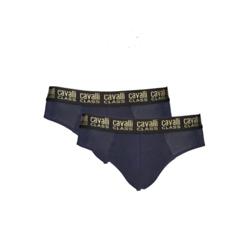 Cavalli Class Blue Cotton Men's Briefs