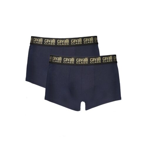 7558827.jpeg Cavalli Class Blu Cotton Mens Boxer