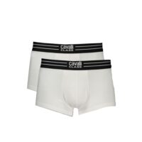 Cavalli Class White Cotton Men's Boxer Briefs