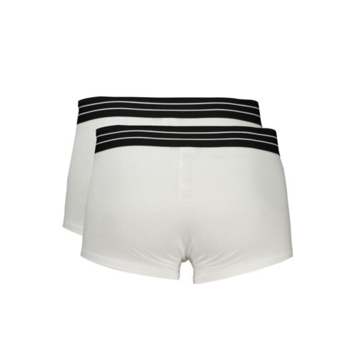 Cavalli Class White Cotton Men's Boxer Briefs