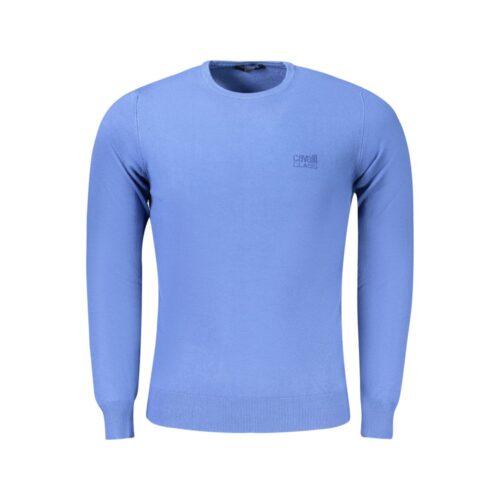 7558890.jpeg Cavalli Class Blu Viscosa Men Sweater