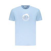 Trussardi Azzurro Cotton Men T-Shirt