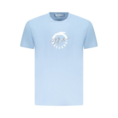 7559553.jpeg Trussardi Azzurro Cotton Men T-Shirt