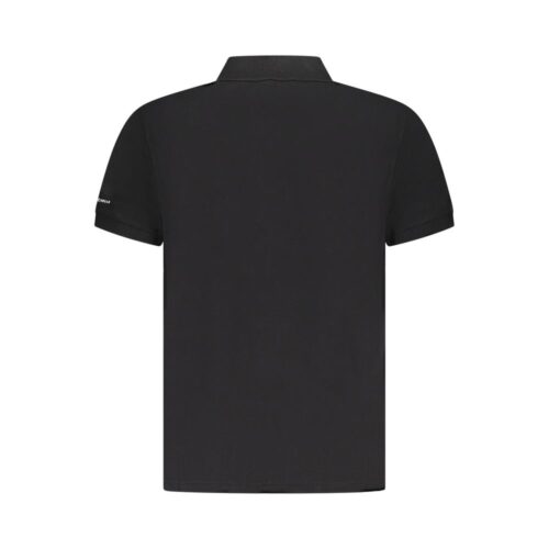 Trussardi Black Cotton Men Polo