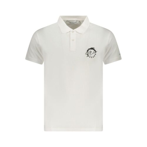 Trussardi White Cotton Men's Polo