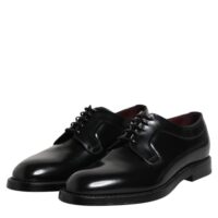 Dolce & Gabbana mustad paeltega derby pidulikud kingad