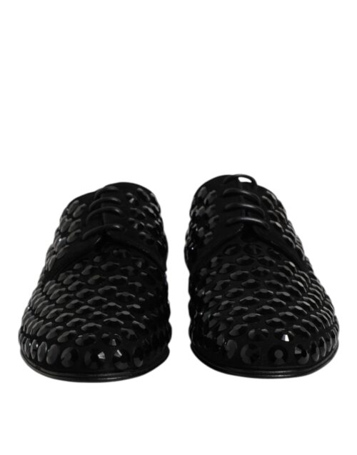 Dolce & Gabbana mustast seemisnahast strassidega derbikingad