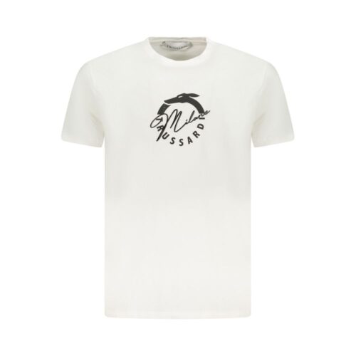 Trussardi Bianco Cotton Men's T-Shirt