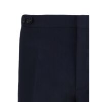 Dsquared² Black Fleece Wool Two-Piece Suit